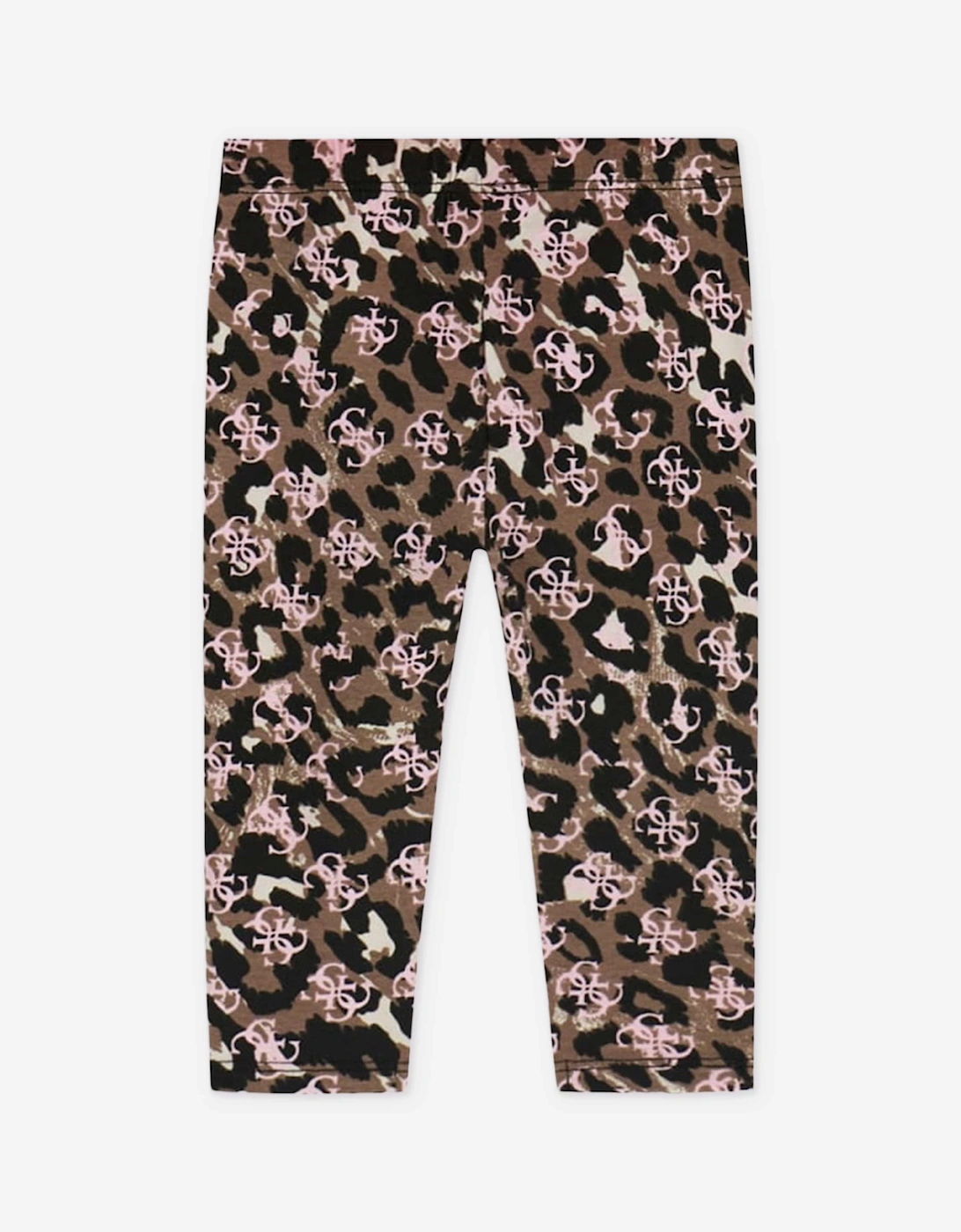 Guess Baby Girls LS T-Shirt and Leggings Set in Pink