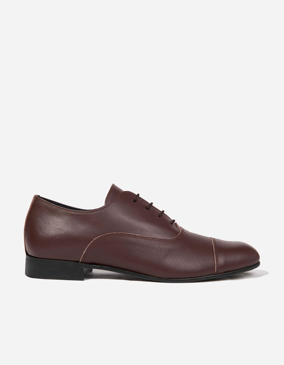 Andanines Boys Leather Lace-Up Shoes in Brown, 5 of 4