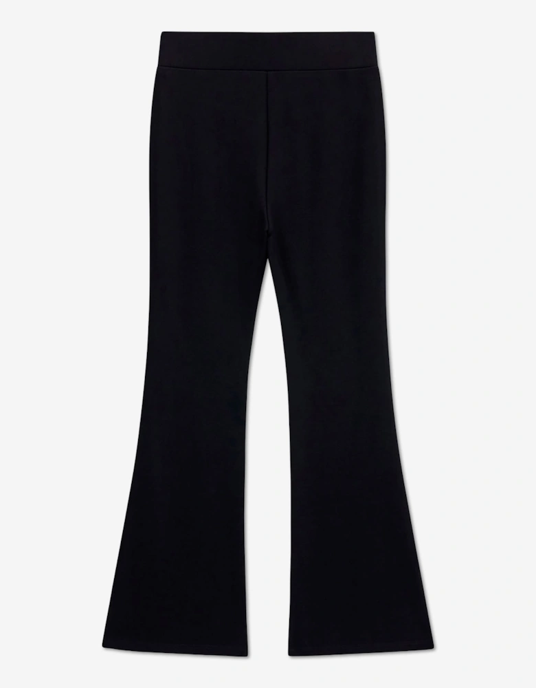 Guess Girls Punto Milano Flare Pants in Black