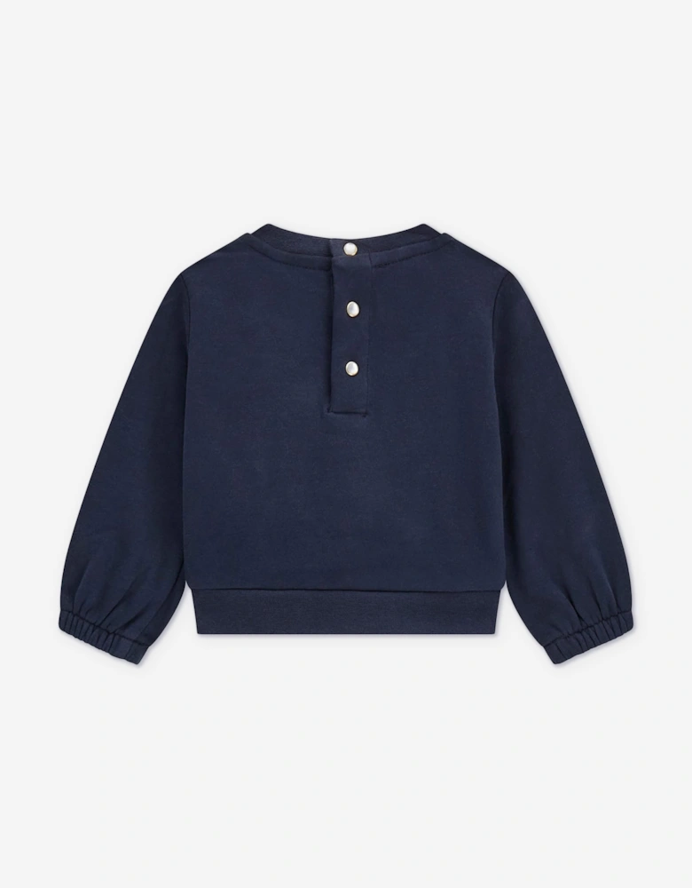Guess Baby Girls Sweatshirt and Skirt Set in Navy