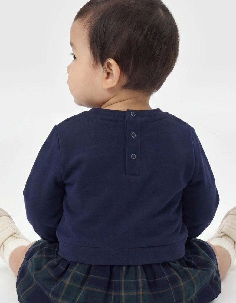 Guess Baby Girls Sweatshirt and Skirt Set in Navy
