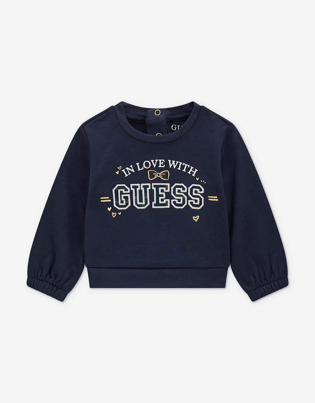 Guess Baby Girls Sweatshirt and Skirt Set in Navy