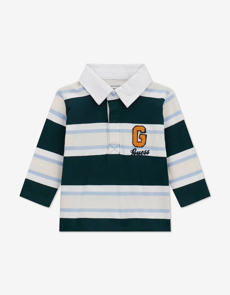 Guess Baby Boys Rugby Top and Joggers Set in Navy
