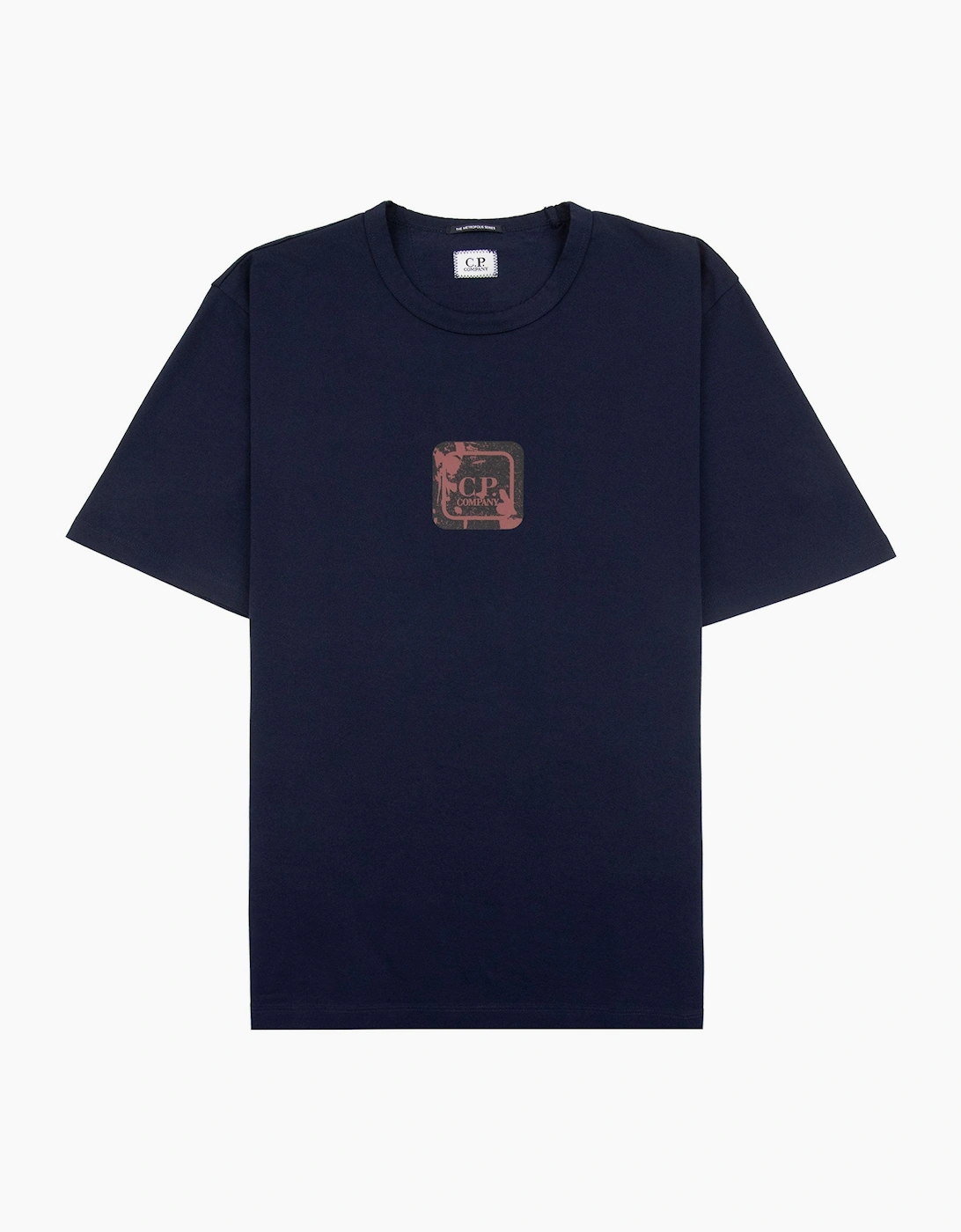 Cp Company Men's Black Metropolis Mercerized Comics Graphics T Shirt Sky Captain 897 - Size: 34