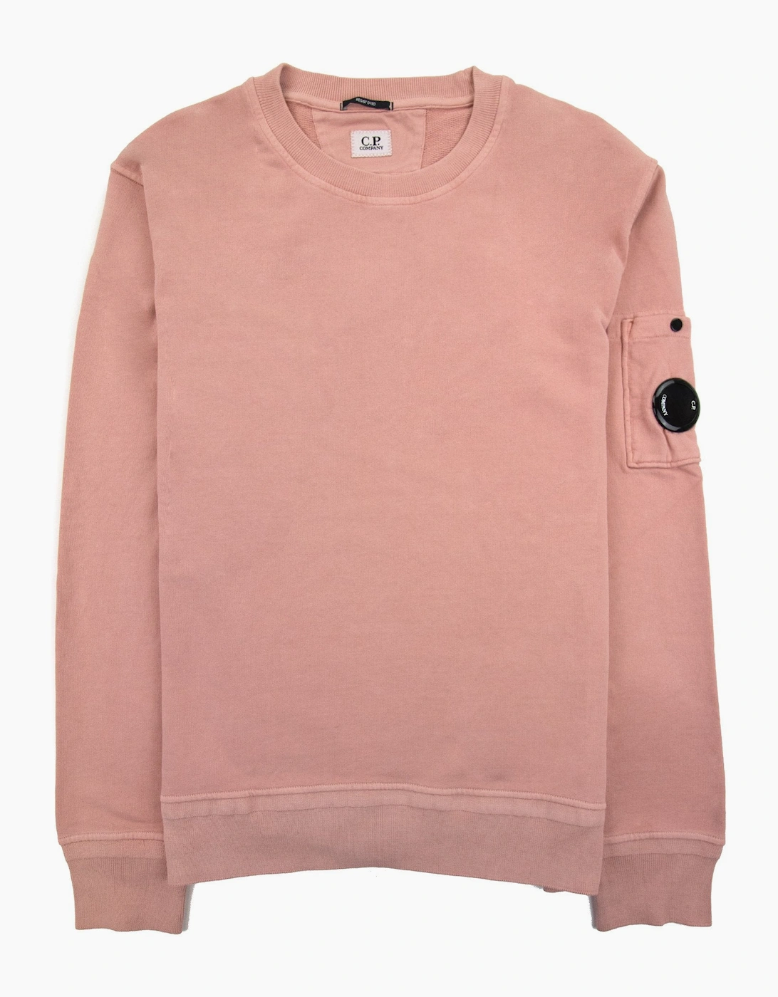Cp Company Men's Orange Cotton Fleece Resist Dyed Sweatshirt Pink 509 - Size: 36