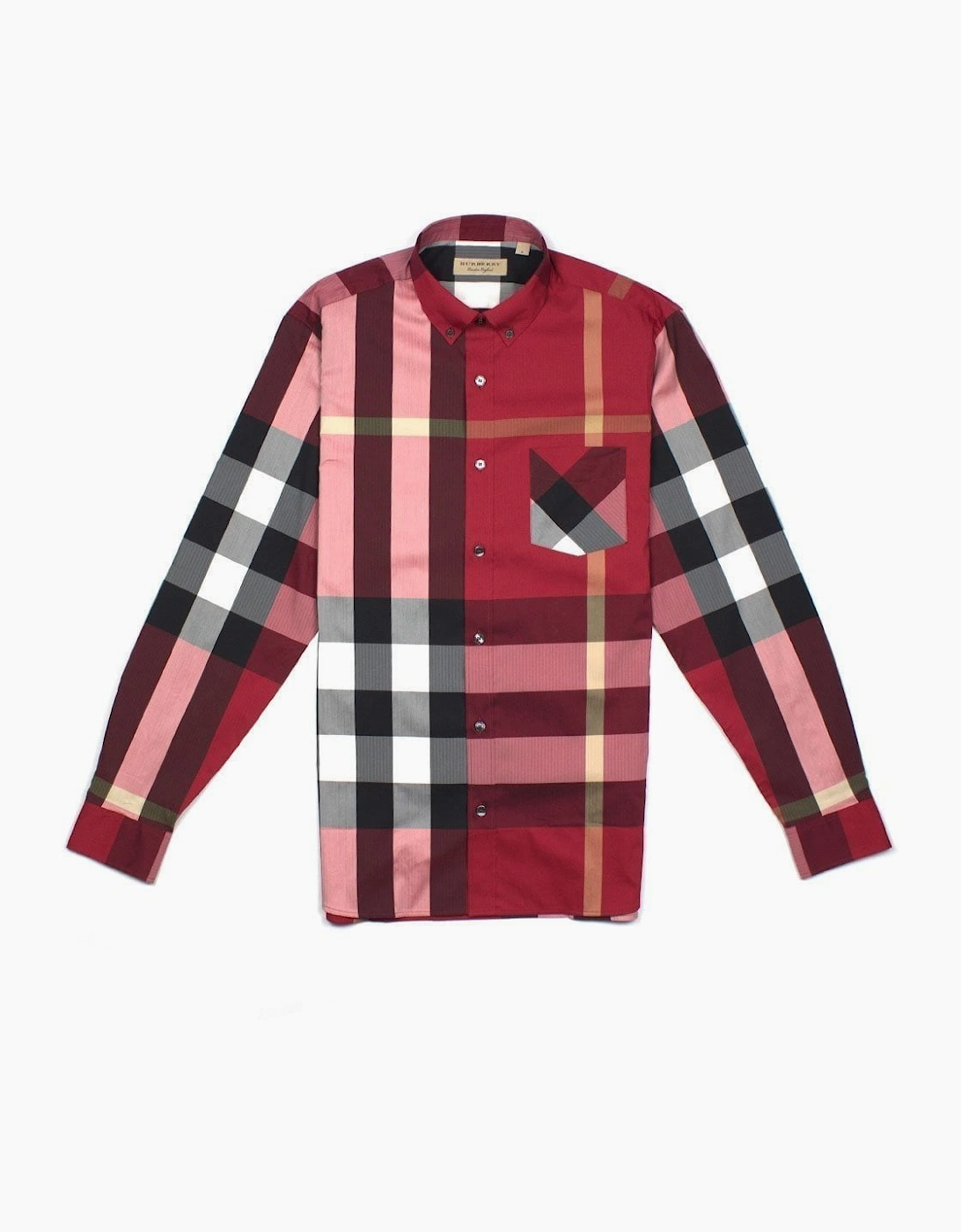 Burberry Men's Red Check Shirt Parade - Size: 44/Regular