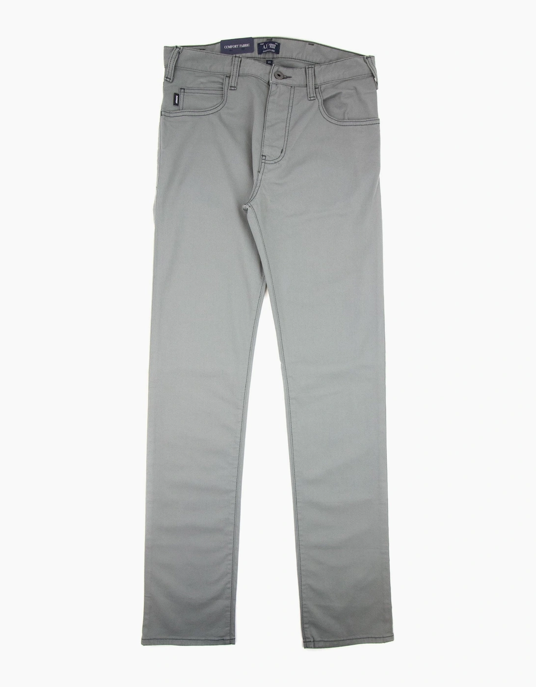 Men's Armani Jeans J45 Slim Fit Chinos Dark Grey - Size: W29-L34