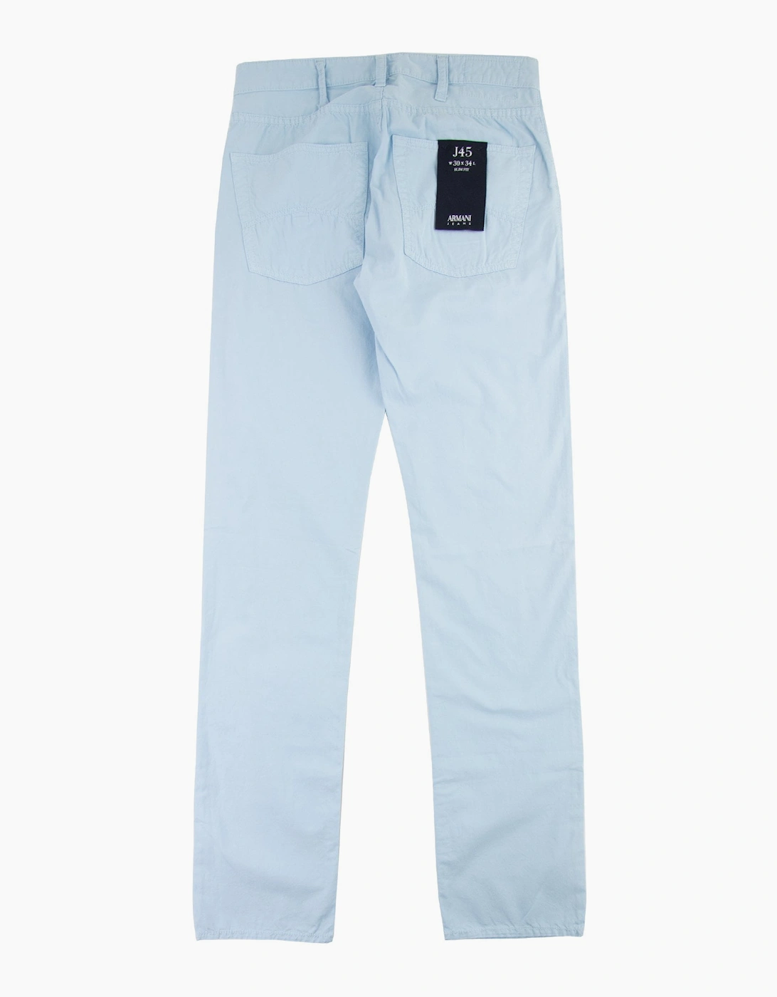 Men's Armani Jeans J45 Slim Fit Chinos Blue - Size: 31/32
