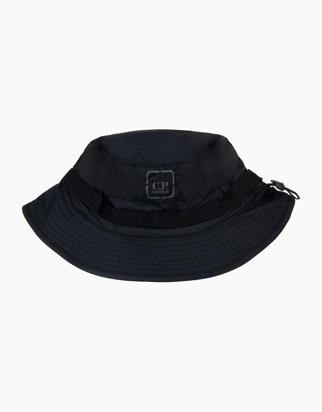 Cp Company Men's Black Metropolis Series Baffled Bucket Hat 999 - Size: Os