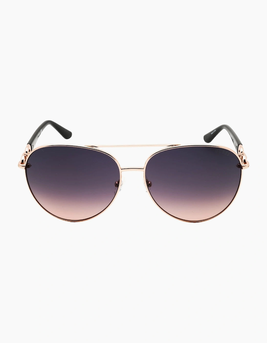 Guess Shiny Rose Gold Sunglasses