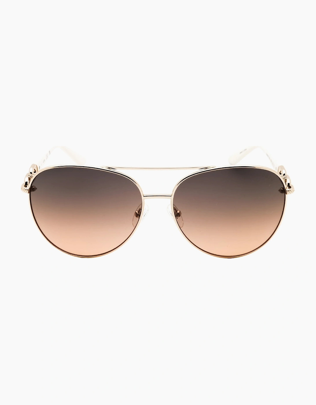 Guess Gradient Smoke Lens Gold Sunglasses