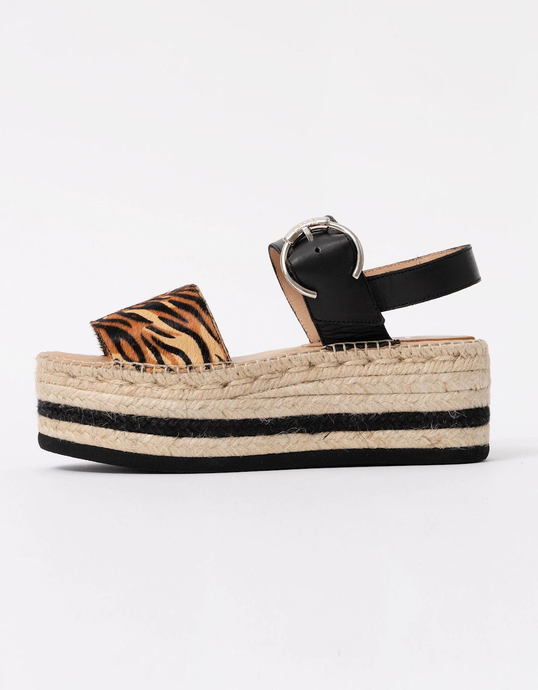 Kanna Pony Womens Flatform Sandals