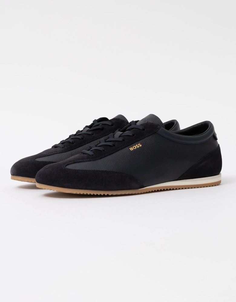 BOSS Orange Lineor Low Profile Mens Trainers - Dark Blue 402