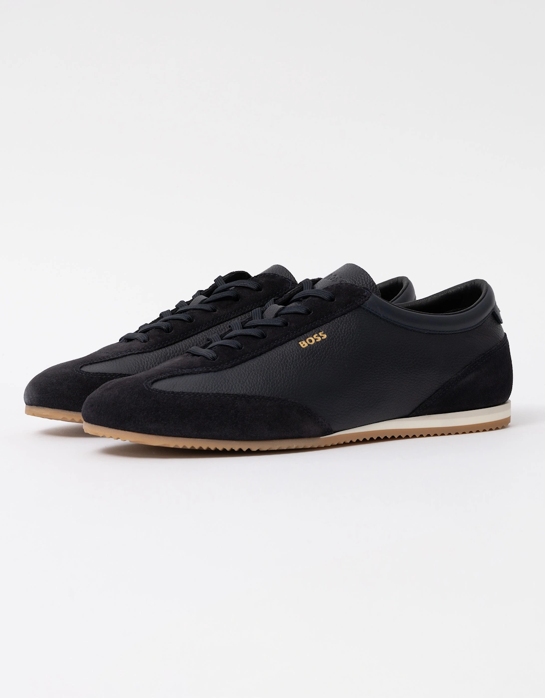 BOSS Orange Lineor Low Profile Mens Trainers - Dark Blue 402, 6 of 5