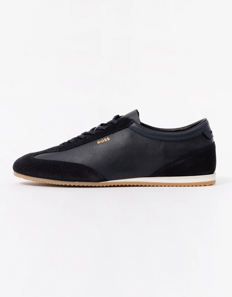 BOSS Orange Lineor Low Profile Mens Trainers - Dark Blue 402