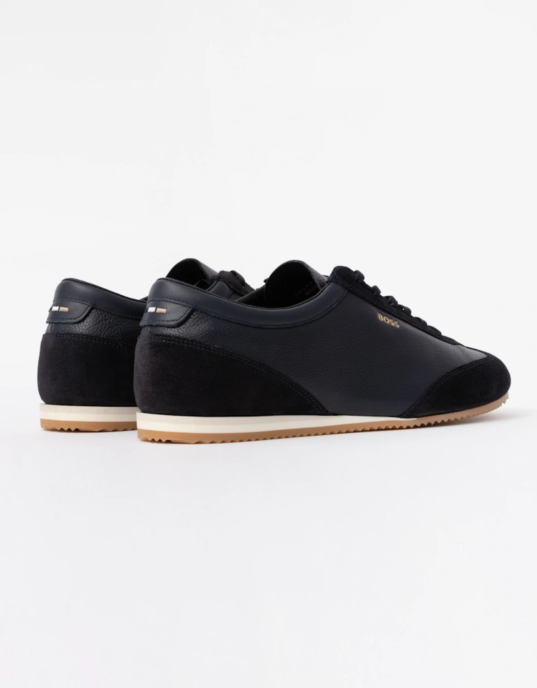 BOSS Orange Lineor Low Profile Mens Trainers - Dark Blue 402