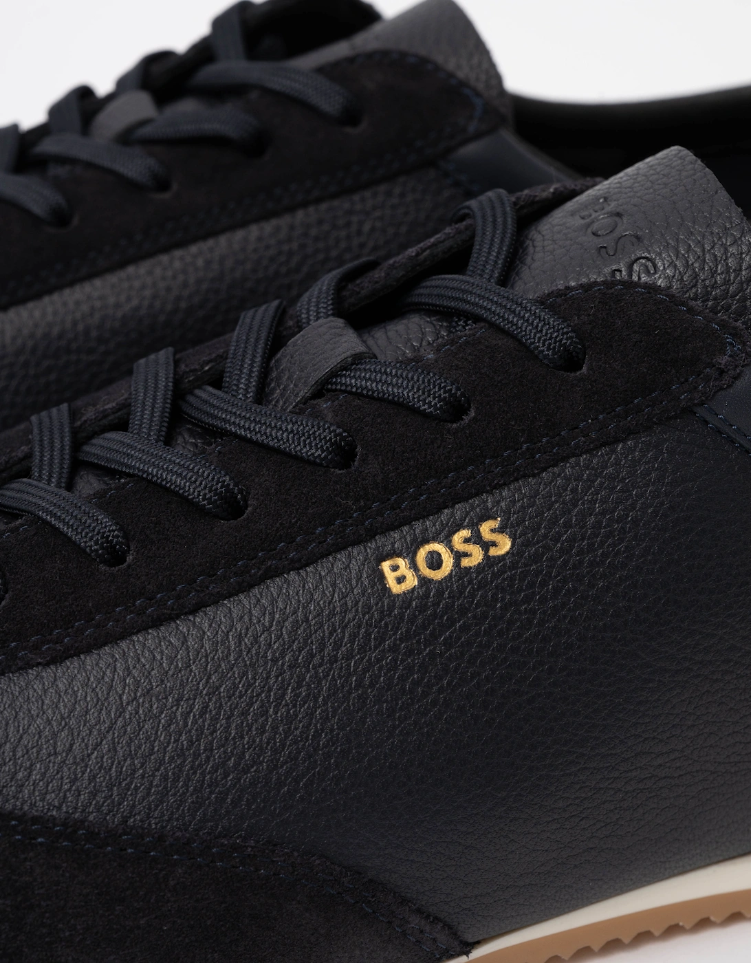 BOSS Orange Lineor Low Profile Mens Trainers - Dark Blue 402