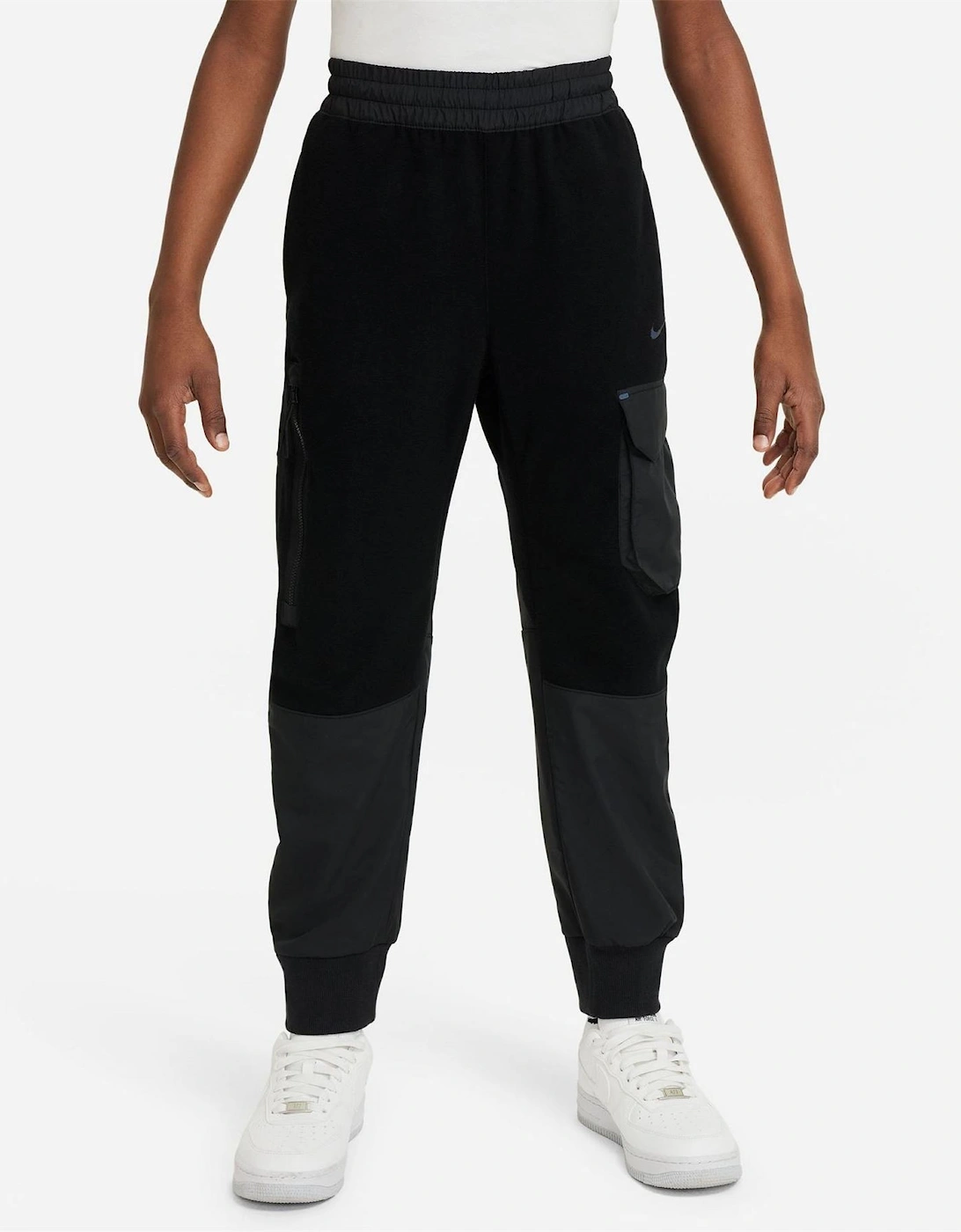 Utility Solid Patterned Slim Joggers