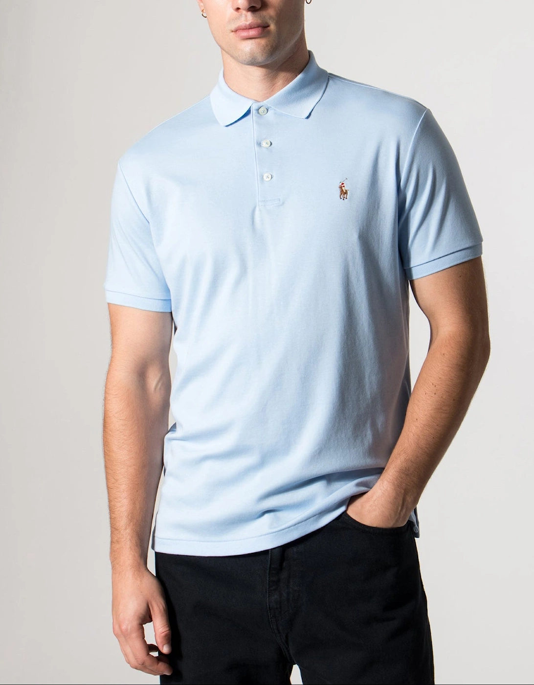 Custom Slim Fit Interlock Polo Shirt