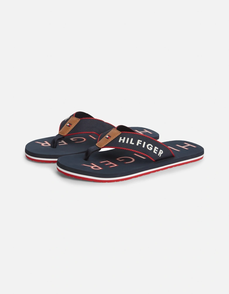 Tommy Hilfiger Sporty Hilfiger Mens Beach Sandals - Desert Sky