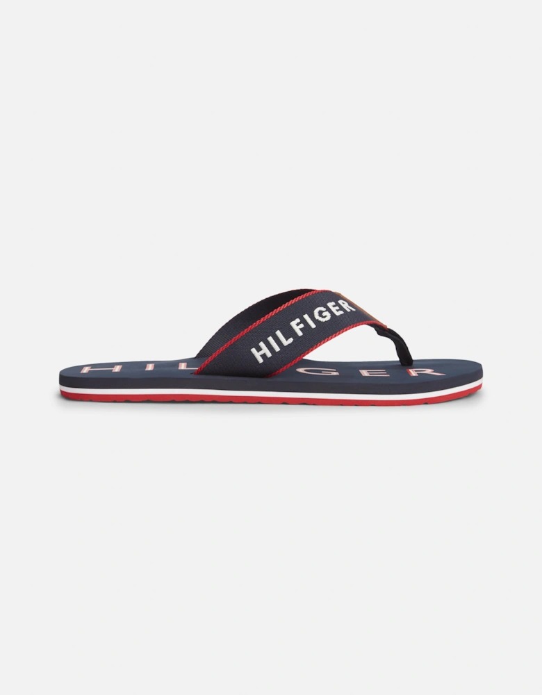 Tommy Hilfiger Sporty Hilfiger Mens Beach Sandals - Desert Sky