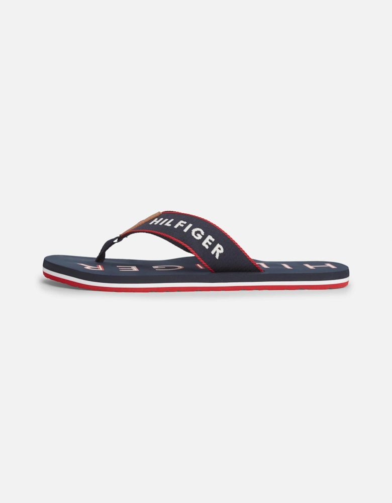 Tommy Hilfiger Sporty Hilfiger Mens Beach Sandals - Desert Sky