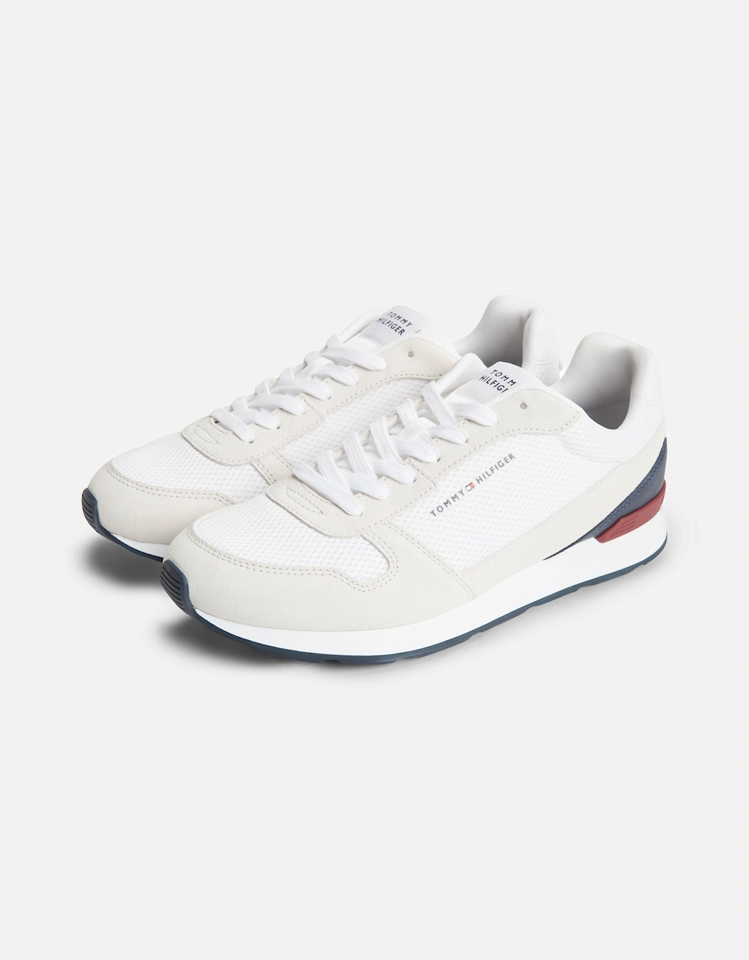 Tommy Hilfiger Light EVA Mens Mesh Trainers - Red/White/Blue