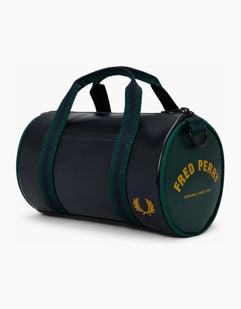 Fred Perry Classic Mini Barrel Bag Navy/Grassroots