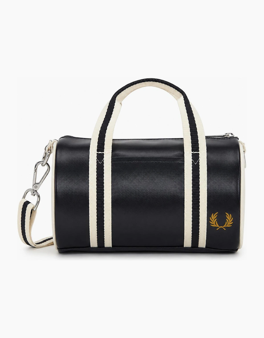 Fred Perry Classic Mini Barrel Bag Black/Ecru