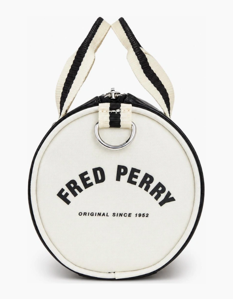 Fred Perry Classic Mini Barrel Bag Black/Ecru