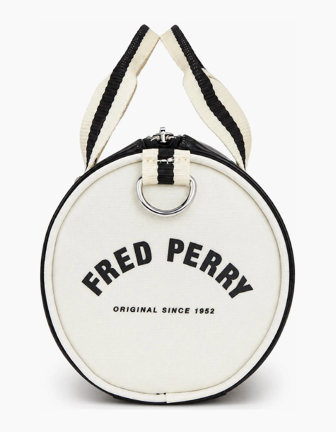 Fred Perry Classic Mini Barrel Bag Black/Ecru