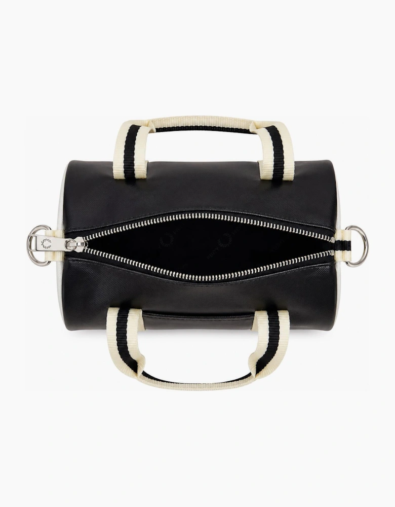 Fred Perry Classic Mini Barrel Bag Black/Ecru