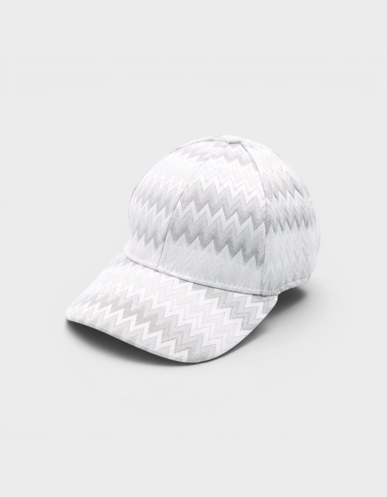 Zig Zag Baseball Cap Grey