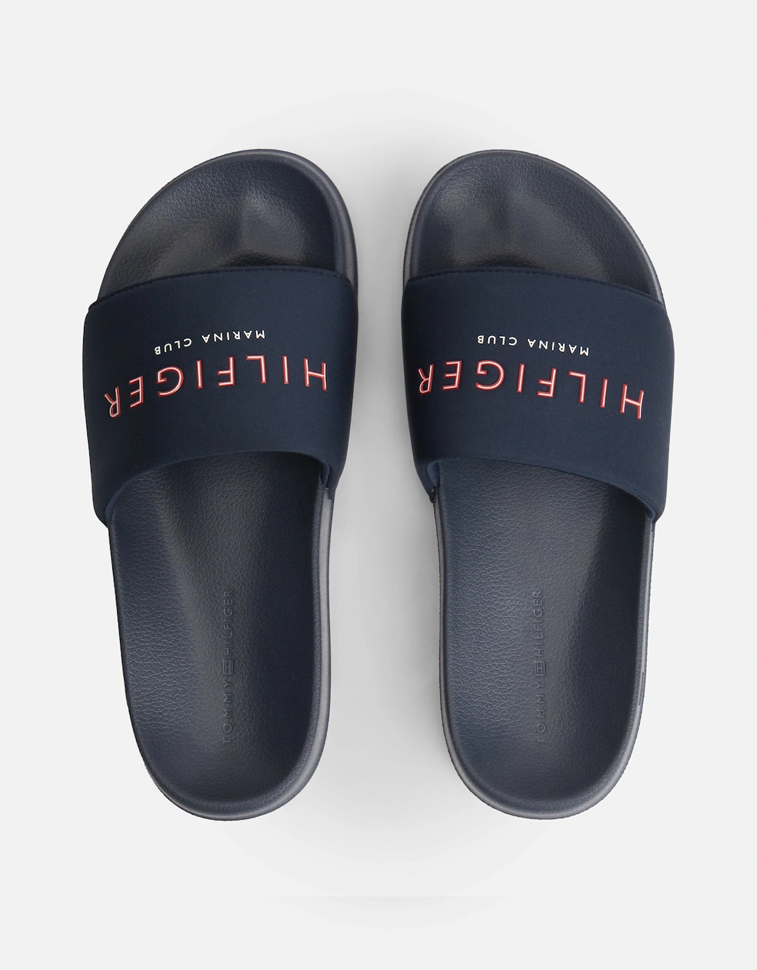 Tommy Hilfiger Hilifger Neoprene Mens Pool Slides - Desert Sky