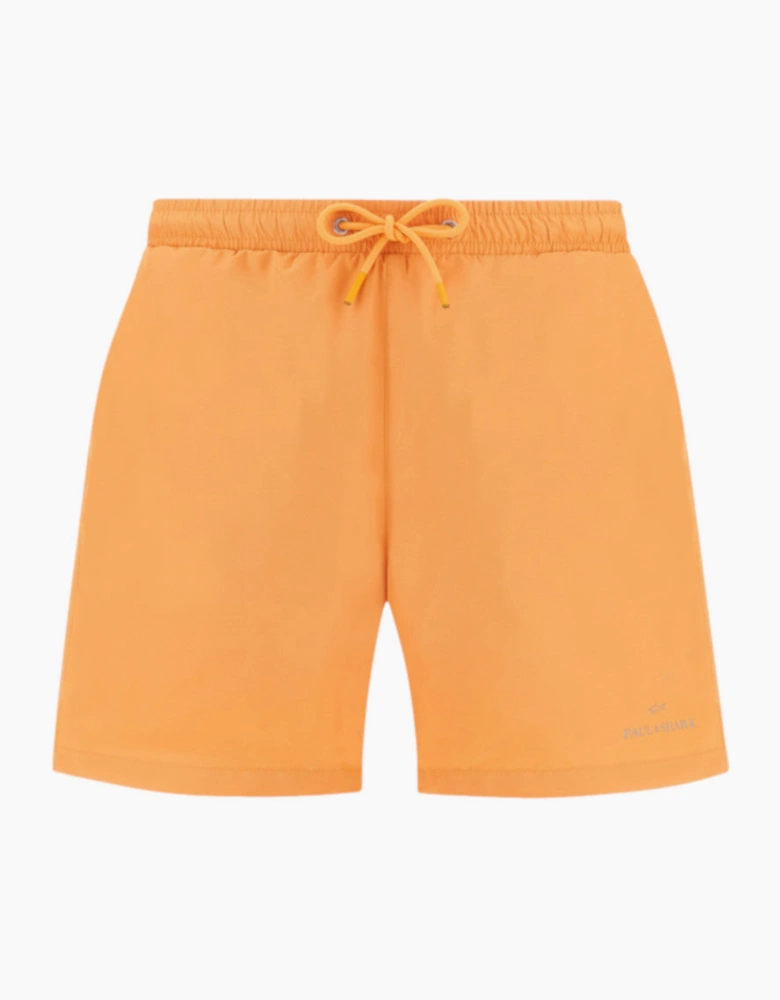 Paul & Shark Reflective Logo Swim Shorts 966 Orange