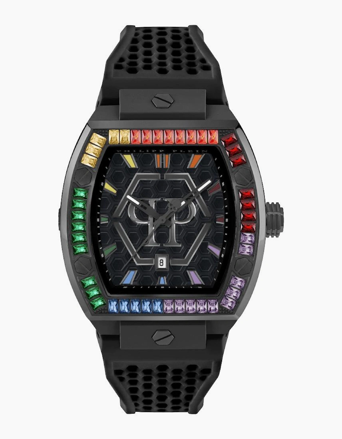 Philipp Plein Men's Black Pwpua0324 The Hexagon Phantom Watch