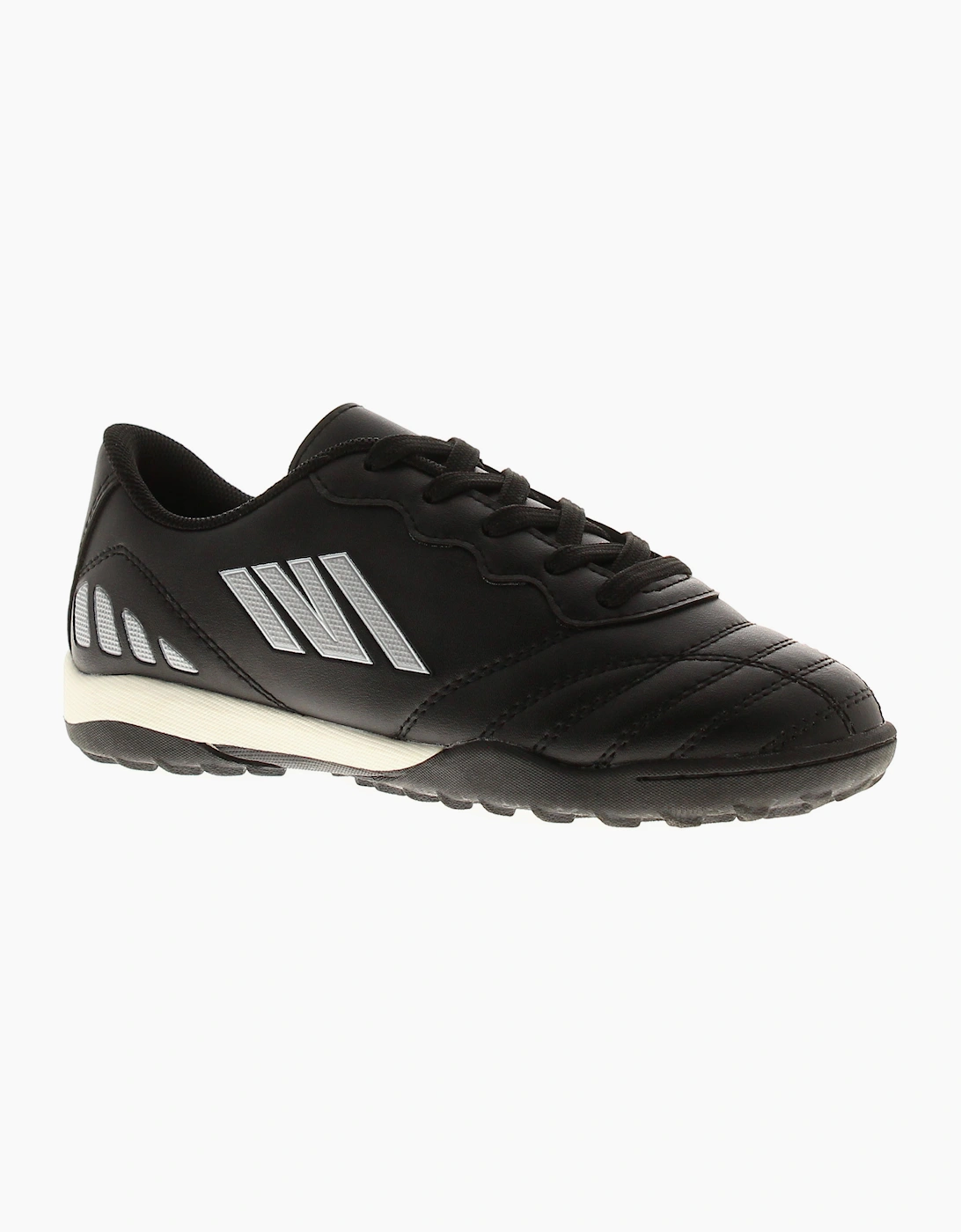 Turf 90 Boys Trainers Football Astro Turf Boots Declan Lace Up black UK Size, 6 of 5