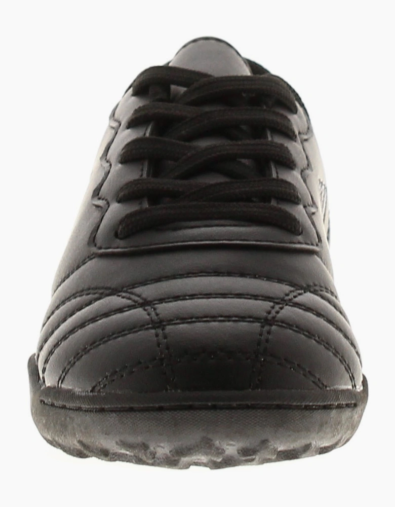 Turf 90 Boys Trainers Football Astro Turf Boots Declan Lace Up black UK Size