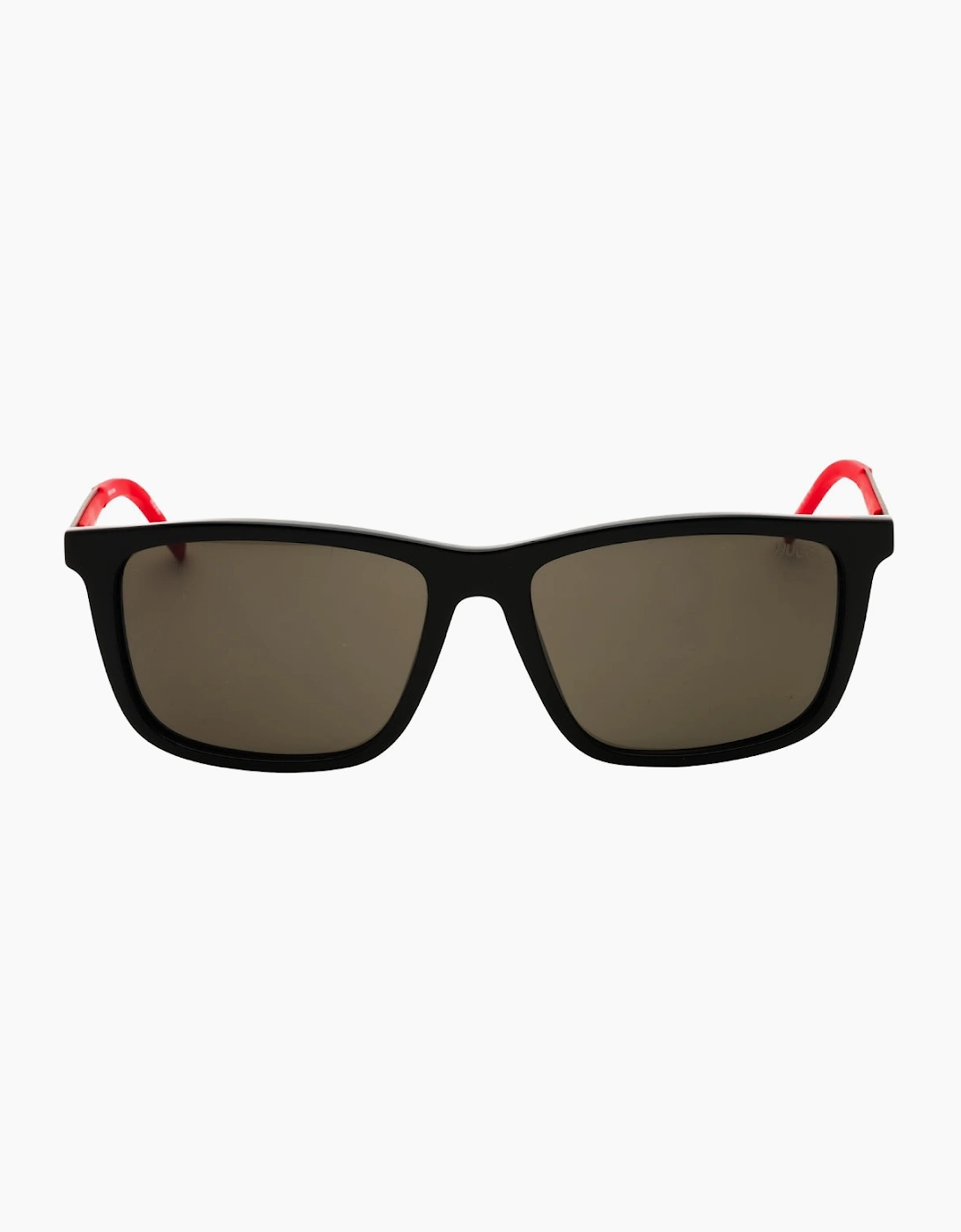 Hugo Boss Red Legs Black Sunglasses