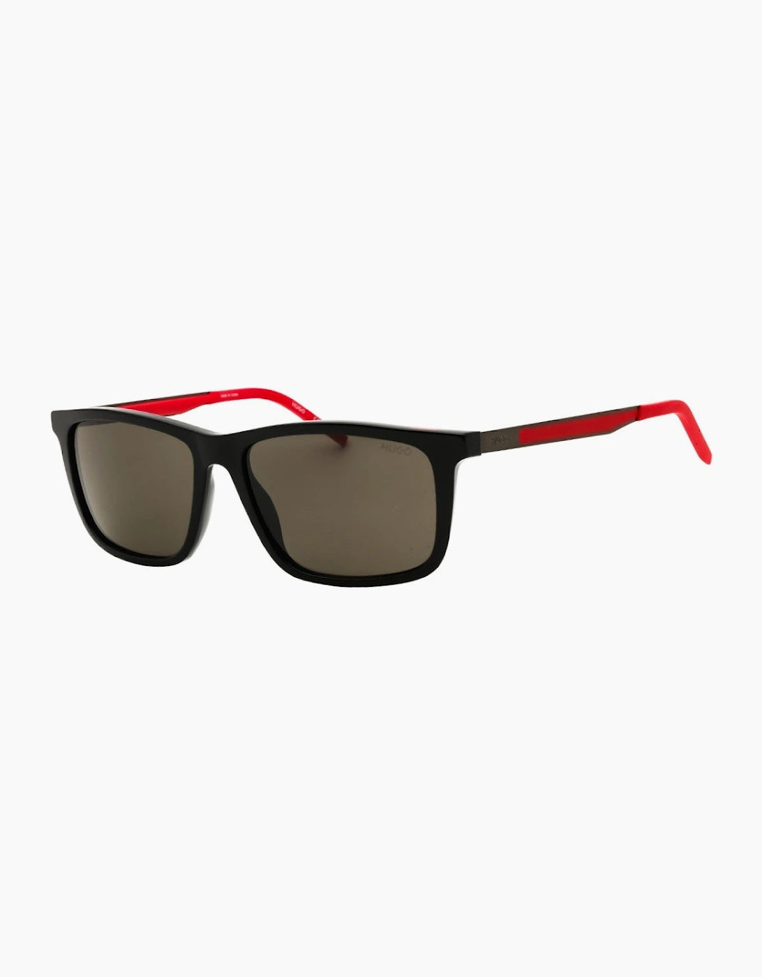 Hugo Boss Red Legs Black Sunglasses