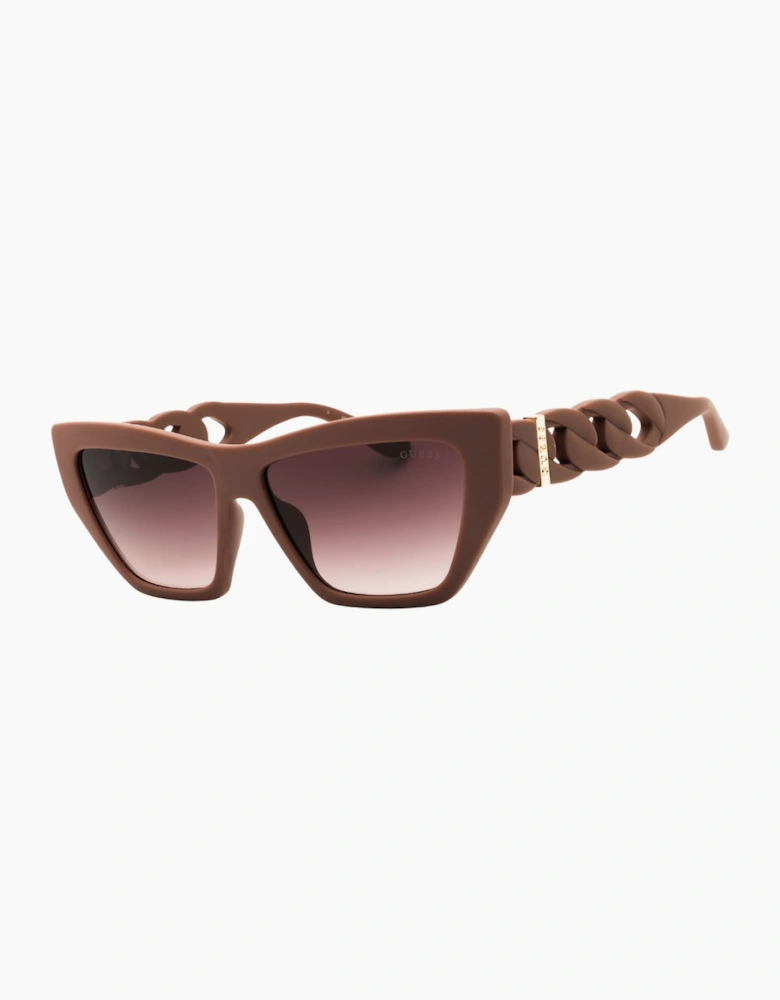 Guess Matte Beige Chain Linked Legs Sunglasses