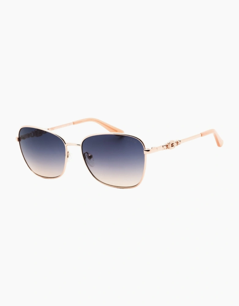Guess Shiny Rose Gold Sunglasses