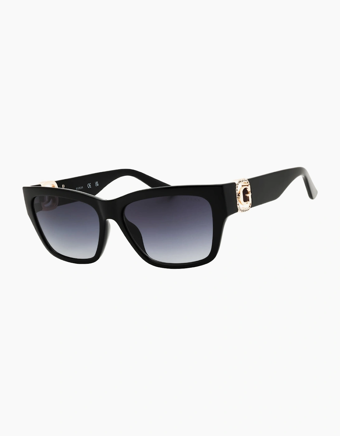 Guess Shiny Black Framed Sunglasses