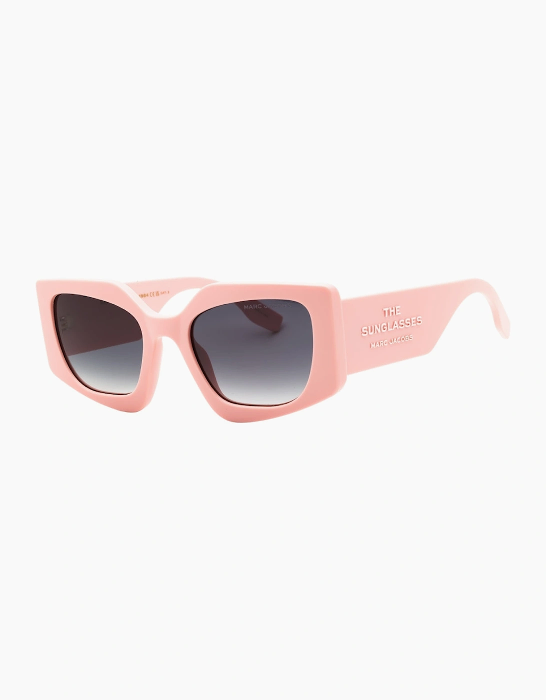 Marc Jacobs Dark Grey Gradient Lensed Pink Sunglasses