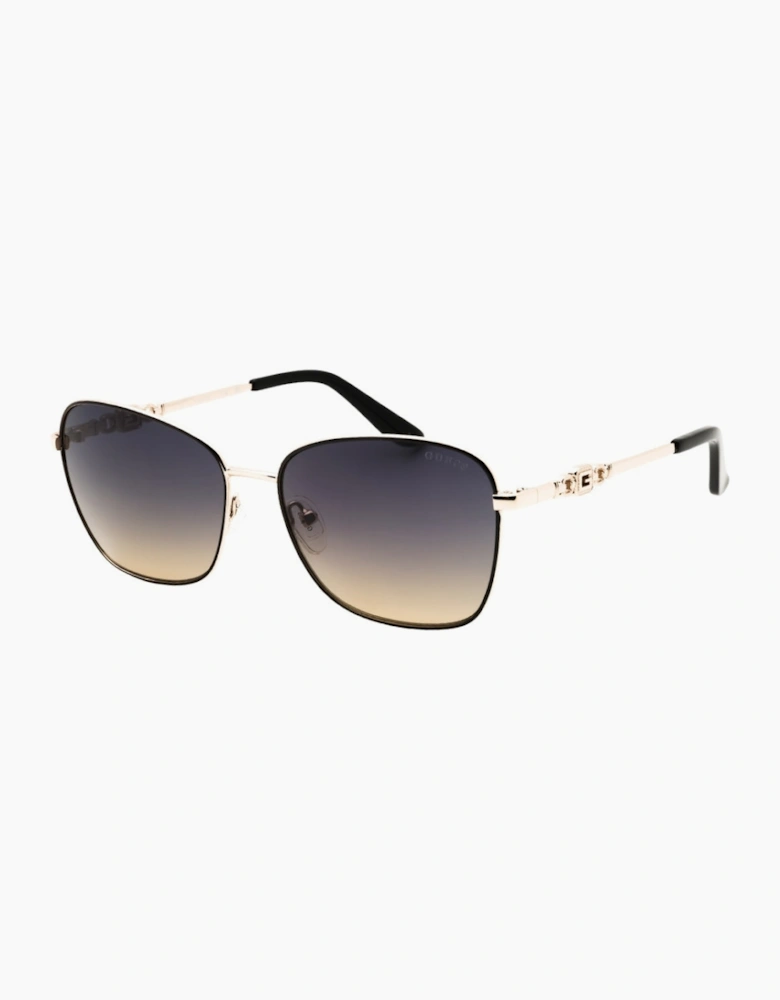 Guess Gradient Smoke Lens Gold Sunglasses