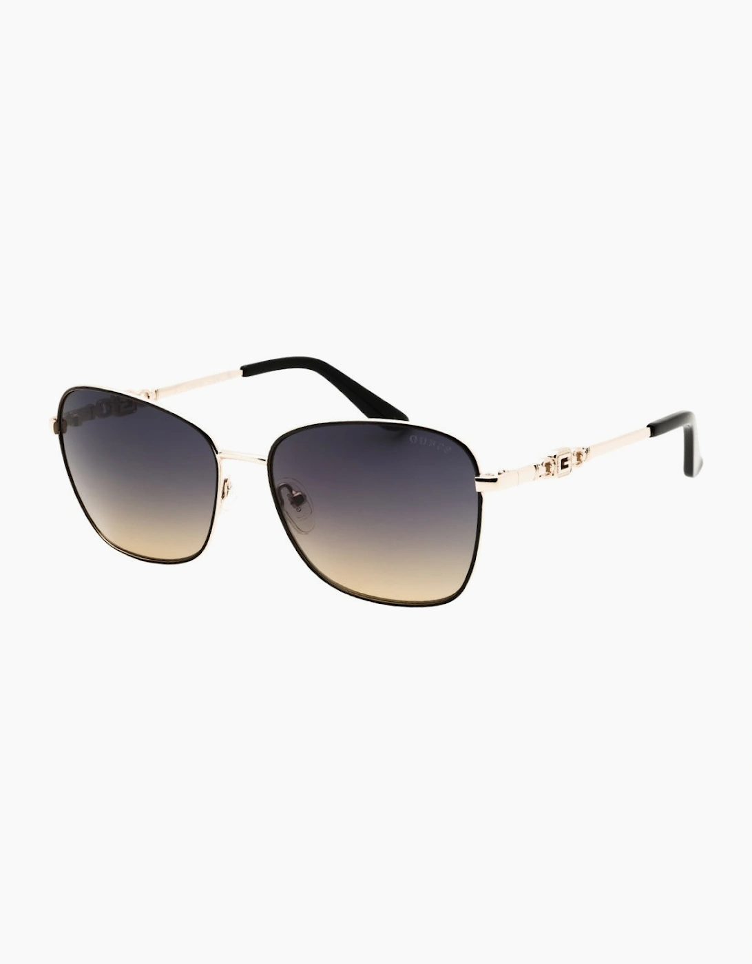 Guess Gradient Smoke Lens Gold Sunglasses