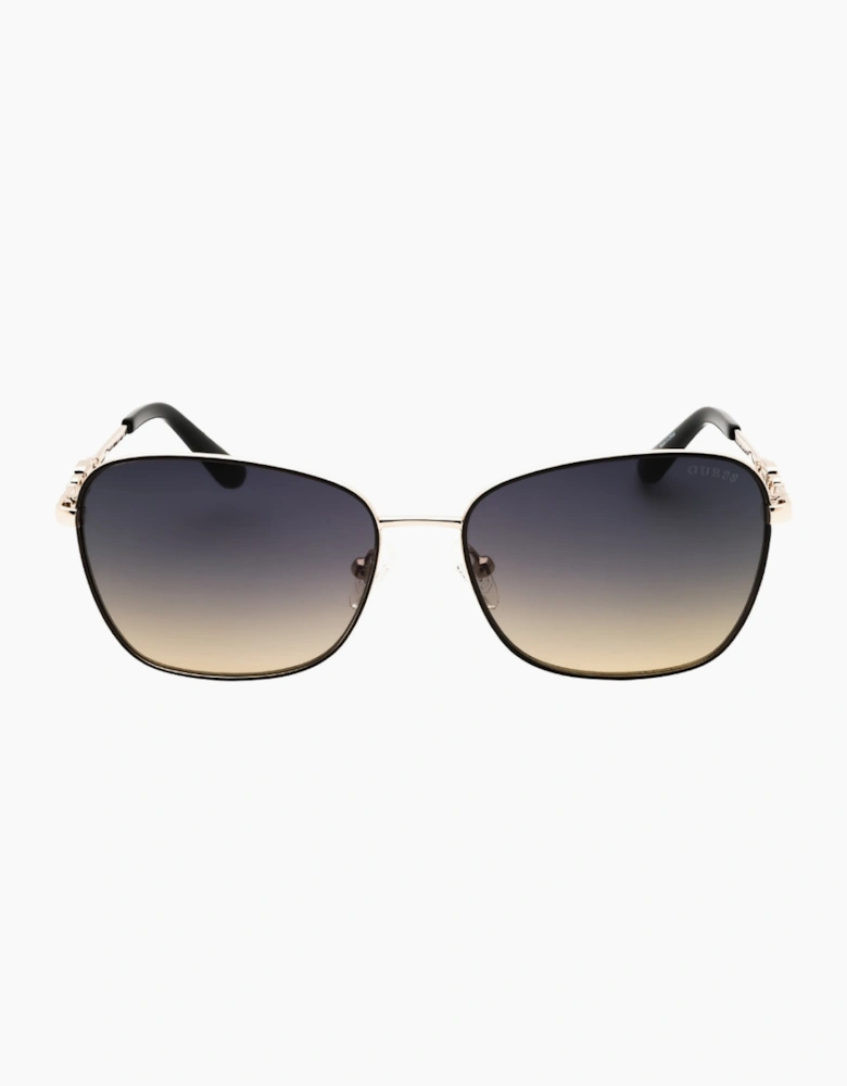 Guess Gradient Smoke Lens Gold Sunglasses