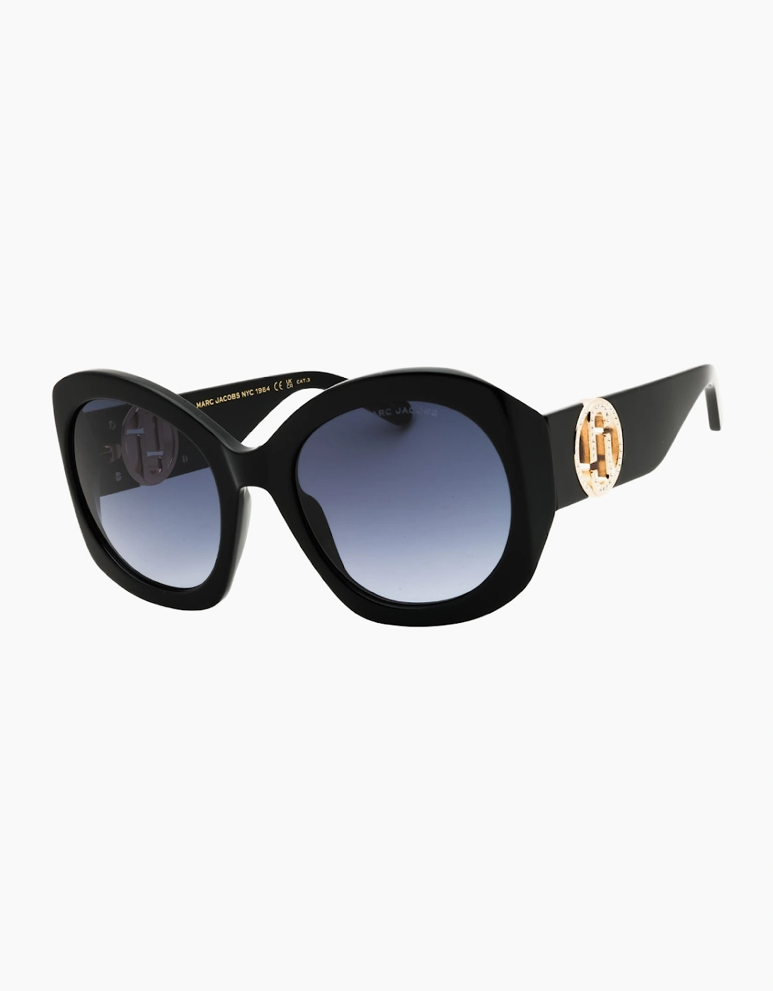Marc Jacobs Gold Detail Black Sunglasses