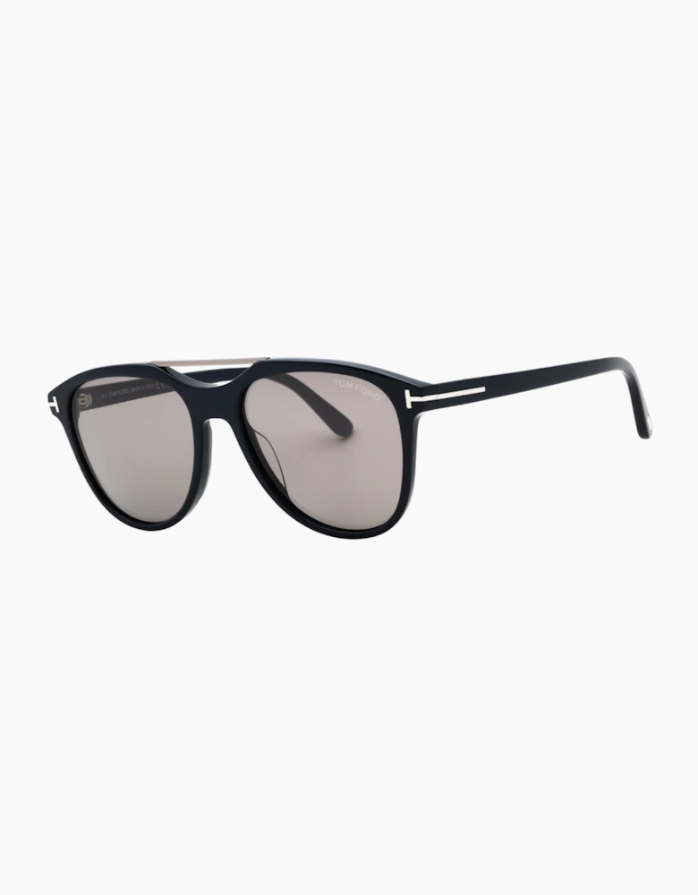 Tom Ford Shiny Blue Framed Sunglasses