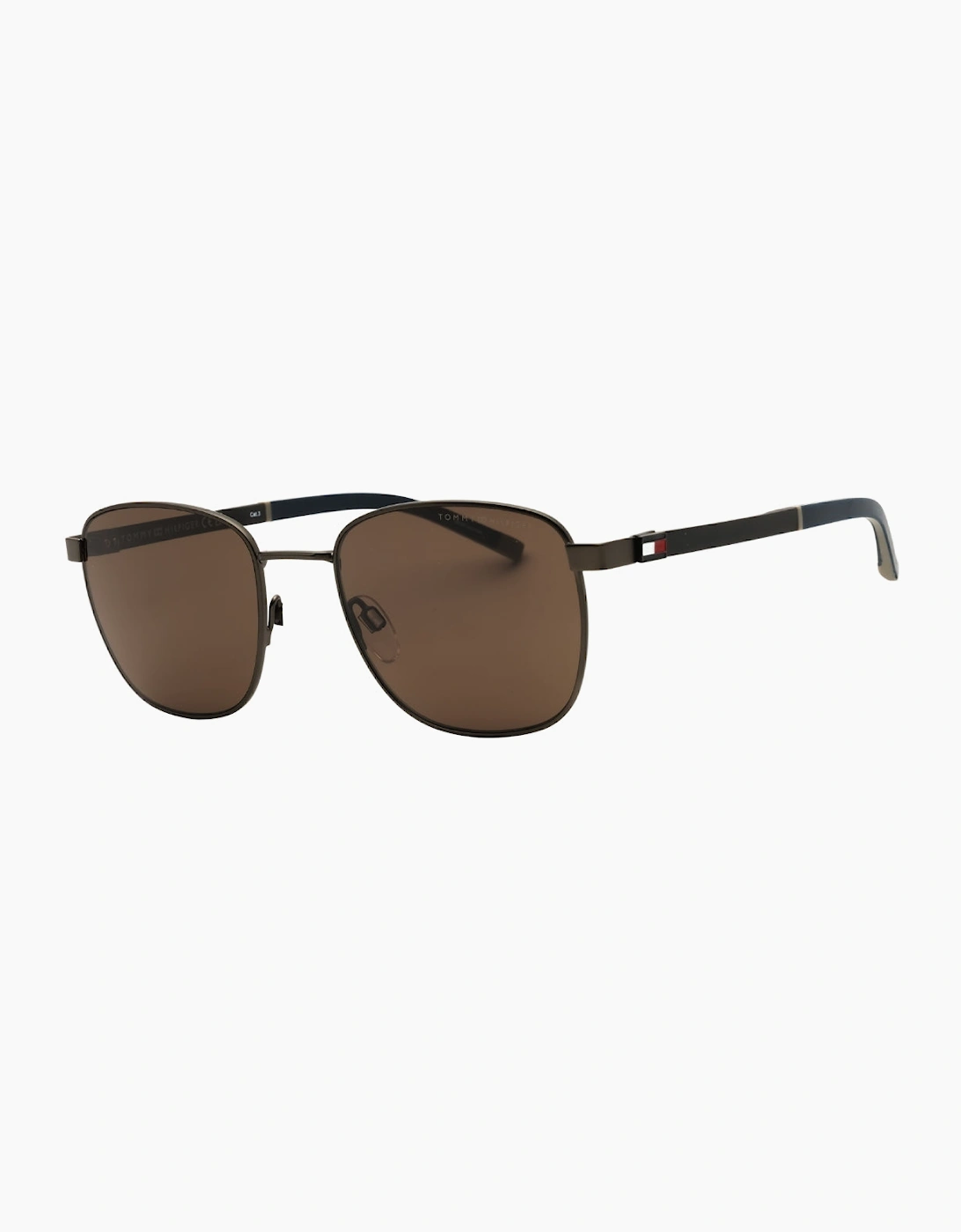 Tommy Hilfiger Matte Ruthenium Black Sunglasses